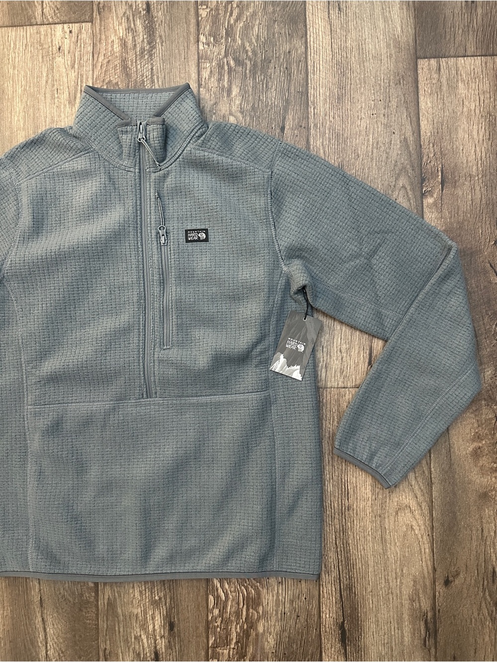 Mountain Hardwear Pullover Explore Fleece Half Pullover Men’s Size S Gray